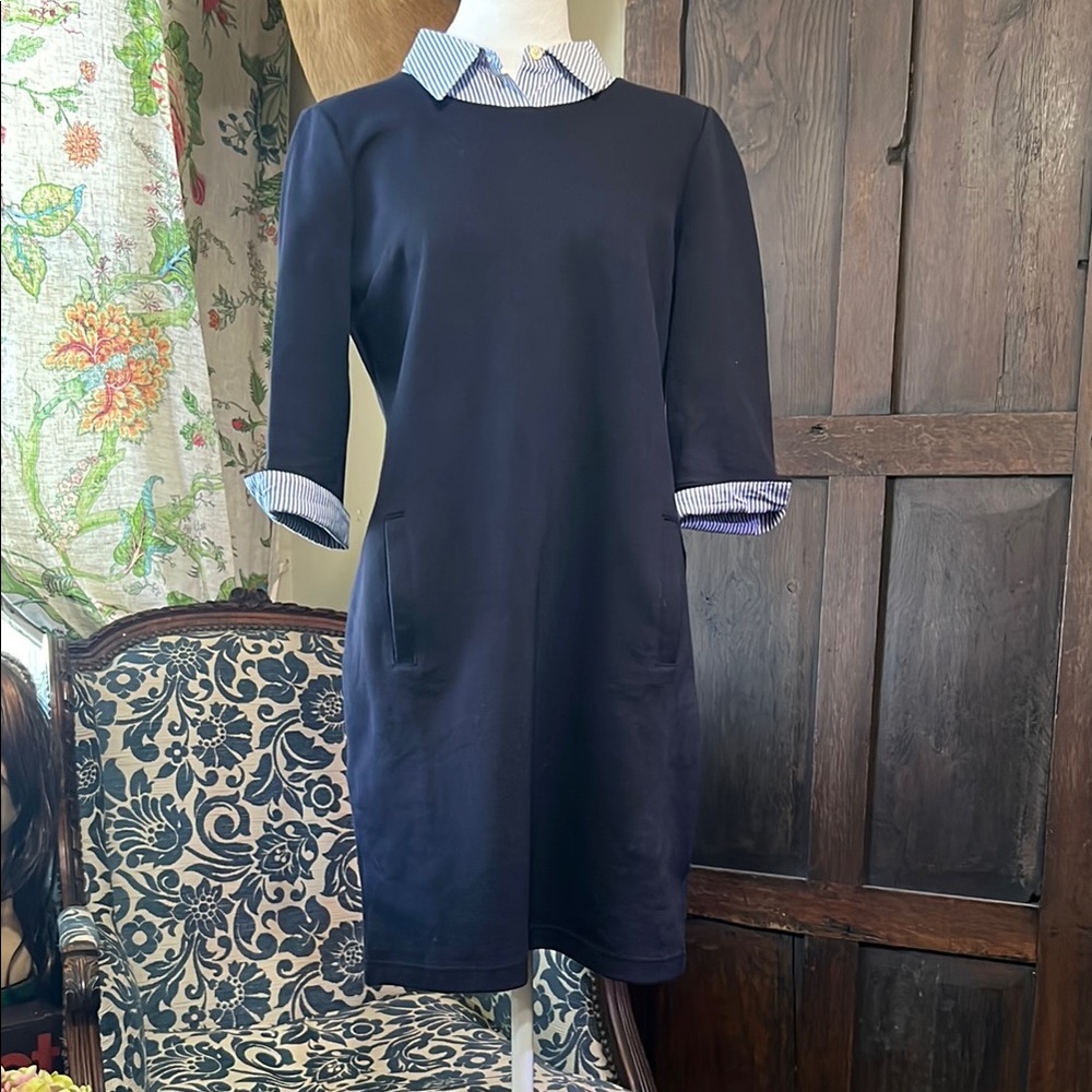 LAST CHANCE BEFORE DONATION BIN - Talbots Navy Dress
